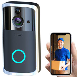 WiFi Video Doorbell Camera with Two-Way Audio & Night Vision